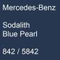 Preview: Mercedes-Benz, Sodalith Blue Pearl, 842 / 5842.